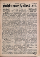 Salzburger Volksblatt: unabh. Tageszeitung f. Stadt u. Land Salzburg