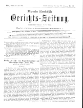 Allgemeine Österreichische Gerichtszeitung