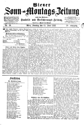 Wiener Sonn- und Montags-Zeitung