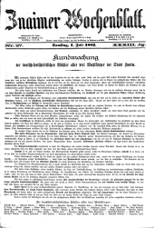 Znaimer Wochenblatt