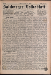 Salzburger Volksblatt: unabh. Tageszeitung f. Stadt u. Land Salzburg