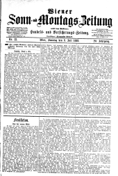 Wiener Sonn- und Montags-Zeitung