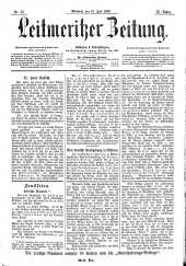 Leitmeritzer Zeitung