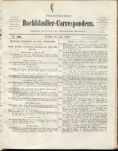 Oesterreichische Buchhändler-Correspondenz