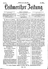 Leitmeritzer Zeitung