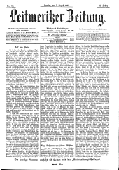 Leitmeritzer Zeitung
