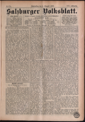 Salzburger Volksblatt: unabh. Tageszeitung f. Stadt u. Land Salzburg