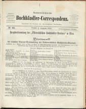 Oesterreichische Buchhändler-Correspondenz