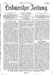 Leitmeritzer Zeitung