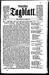 Mährisches Tagblatt