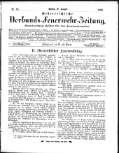 Österreichische Verbands-Feuerwehr-Zeitung