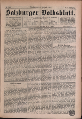 Salzburger Volksblatt: unabh. Tageszeitung f. Stadt u. Land Salzburg