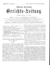 Allgemeine Österreichische Gerichtszeitung