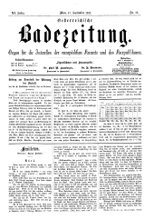 Österreichische Badezeitung