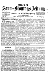 Wiener Sonn- und Montags-Zeitung