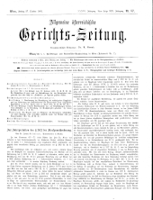 Allgemeine Österreichische Gerichtszeitung