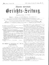 Allgemeine Österreichische Gerichtszeitung