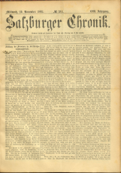 Salzburger Chronik
