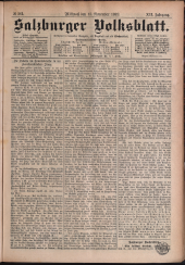 Salzburger Volksblatt: unabh. Tageszeitung f. Stadt u. Land Salzburg