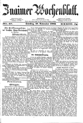 Znaimer Wochenblatt