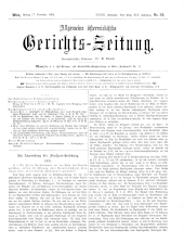 Allgemeine Österreichische Gerichtszeitung