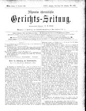 Allgemeine Österreichische Gerichtszeitung