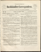 Oesterreichische Buchhändler-Correspondenz