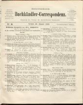 Oesterreichische Buchhändler-Correspondenz