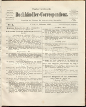 Oesterreichische Buchhändler-Correspondenz