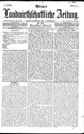 Wiener Landwirtschaftliche Zeitung