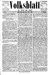 Volksblatt für Stadt und Land