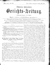 Allgemeine Österreichische Gerichtszeitung