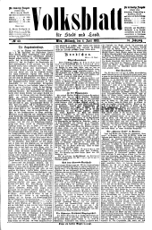 Volksblatt für Stadt und Land