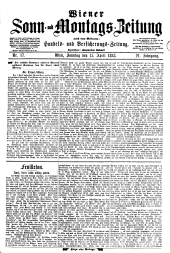 Wiener Sonn- und Montags-Zeitung