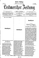 Leitmeritzer Zeitung