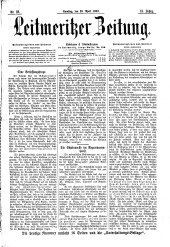 Leitmeritzer Zeitung