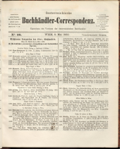 Oesterreichische Buchhändler-Correspondenz