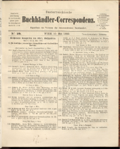 Oesterreichische Buchhändler-Correspondenz