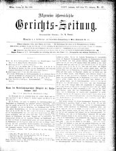 Allgemeine Österreichische Gerichtszeitung