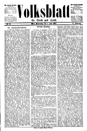 Volksblatt für Stadt und Land