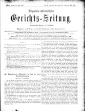 Allgemeine Österreichische Gerichtszeitung