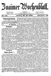 Znaimer Wochenblatt