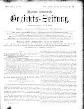 Allgemeine Österreichische Gerichtszeitung