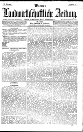 Wiener Landwirtschaftliche Zeitung