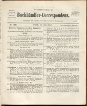 Oesterreichische Buchhändler-Correspondenz