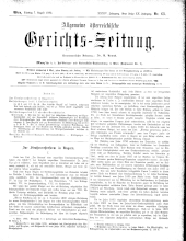 Allgemeine Österreichische Gerichtszeitung