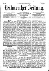 Leitmeritzer Zeitung