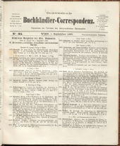 Oesterreichische Buchhändler-Correspondenz