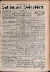 Salzburger Volksblatt: unabh. Tageszeitung f. Stadt u. Land Salzburg