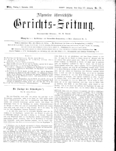 Allgemeine Österreichische Gerichtszeitung